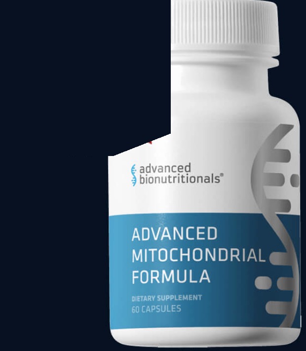 Advanced Mitochondrial Formula supplement bottle, as shown on the official product page