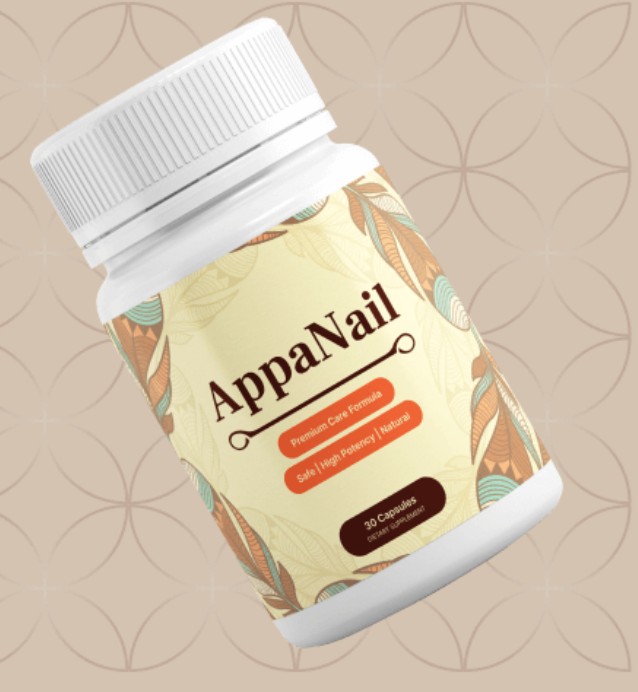 AppaNail nail and foot health supplement bottle