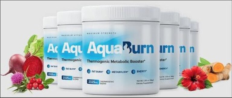AquaBurn bottles as shown on the manufacturer official order page