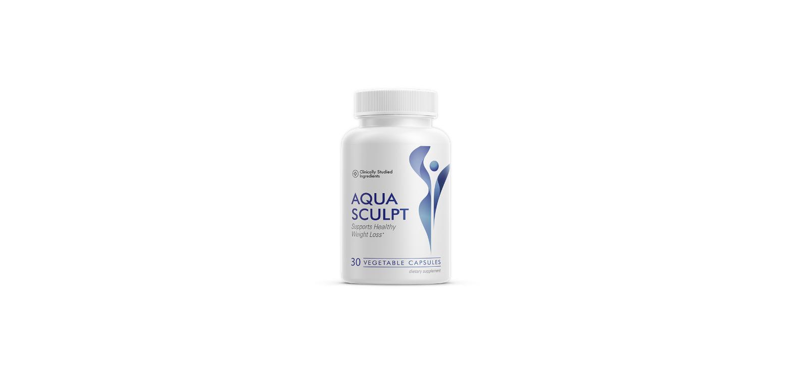 AquaSculpt weight loss supplement bottle, as shown on the official product page