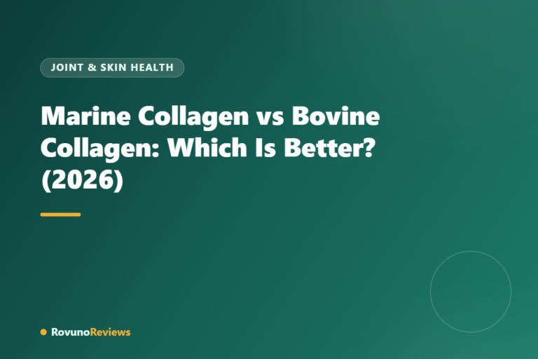 Marine Collagen vs Bovine Collagen: Which Is Better? (2026)