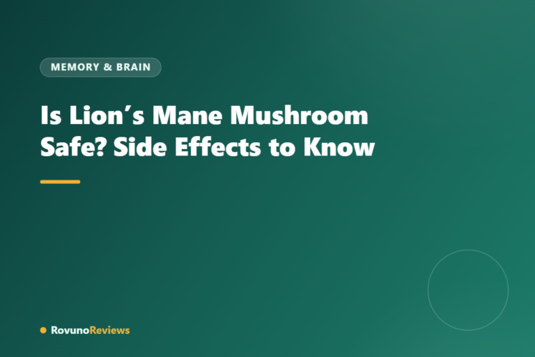 Is Lion’s Mane Mushroom Safe? Side Effects to Know