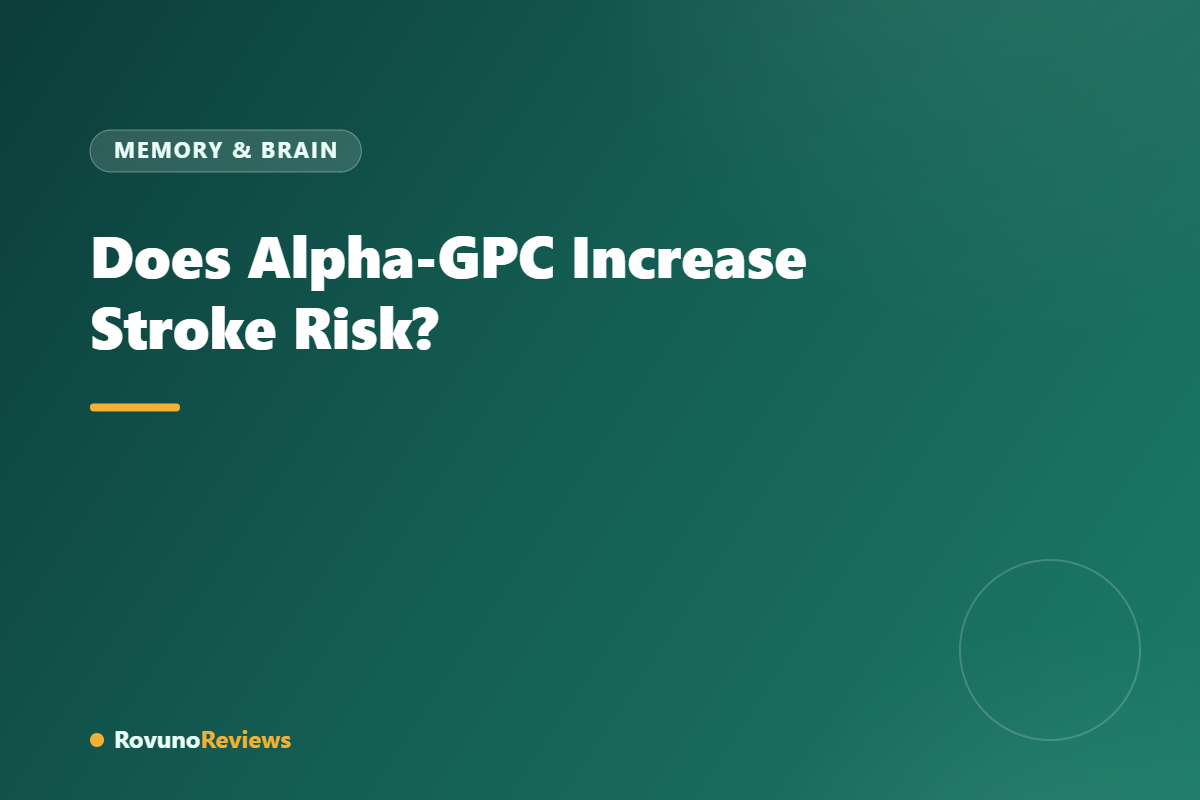 Does Alpha-GPC Increase Stroke Risk?