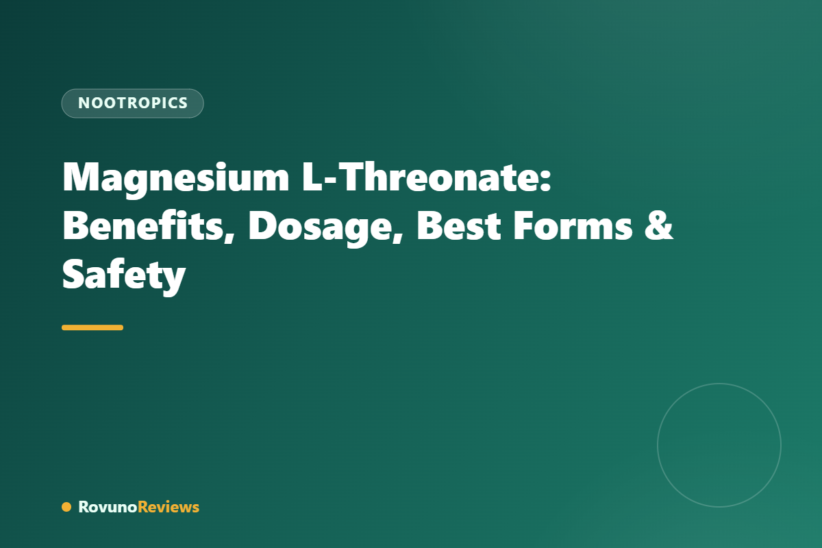 Magnesium L-Threonate: Benefits, Dosage, Best Forms & Safety