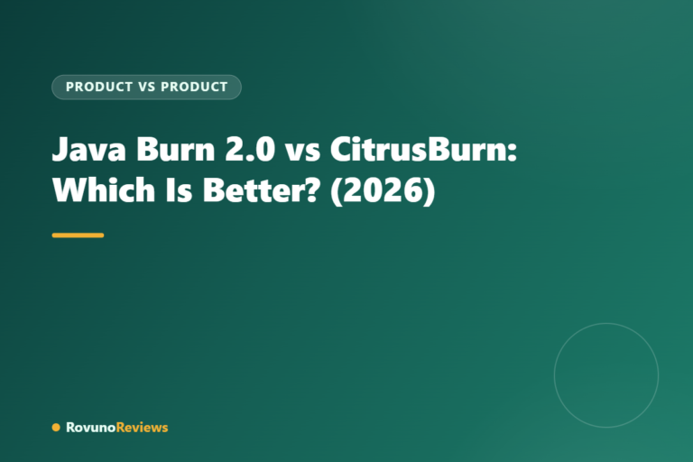 Java Burn 2.0 vs CitrusBurn: Which Is Better? (2026)