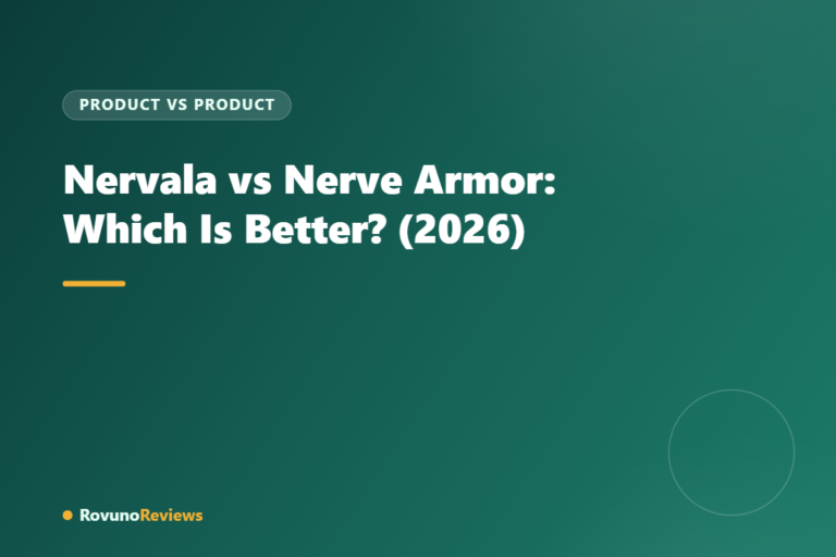 Nervala vs Nerve Armor: Which Is Better? (2026)