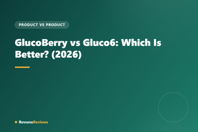 GlucoBerry vs Gluco6: Which Is Better? (2026)