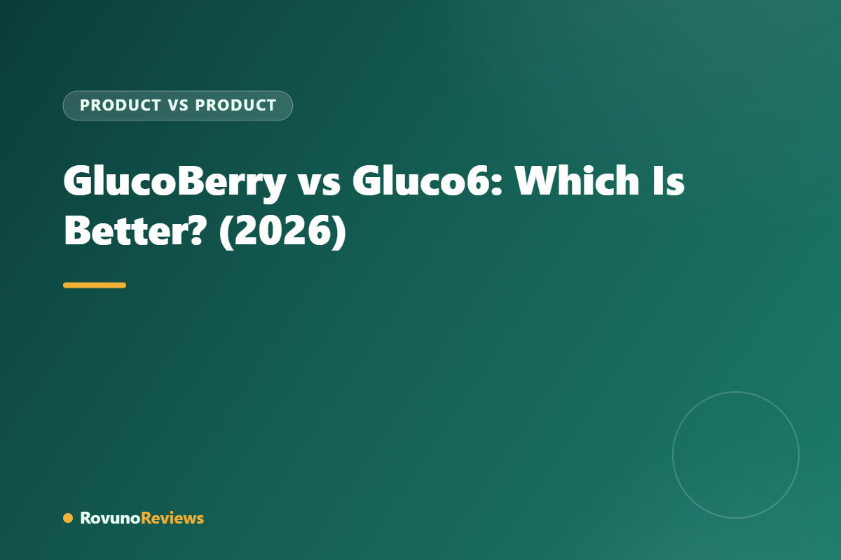GlucoBerry vs Gluco6: Which Is Better? (2026)