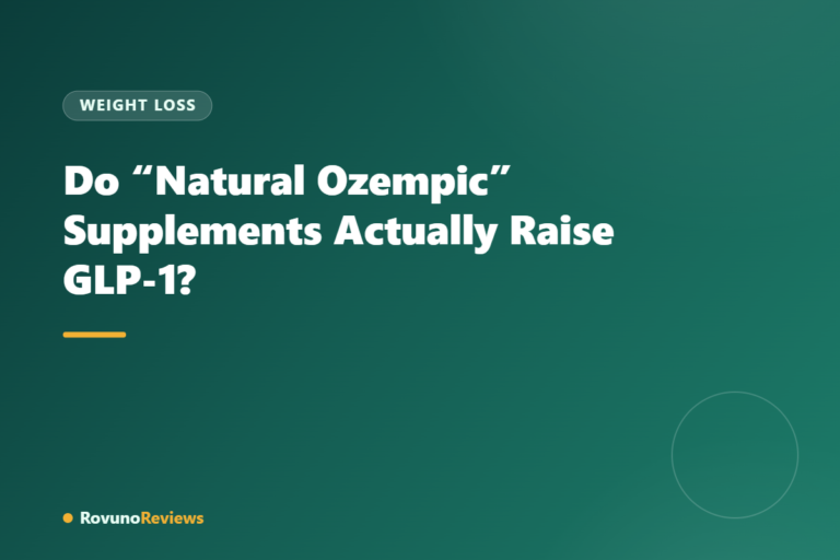 Do “Natural Ozempic” Supplements Actually Raise GLP-1?