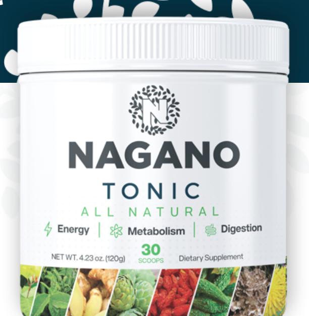 Nagano Tonic jar (Nagano Lean Body Tonic), as shown on the manufacturer official order page