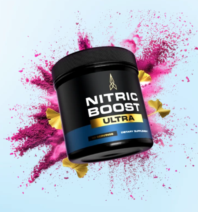 Nitric Boost Ultra nitric oxide support supplement jar