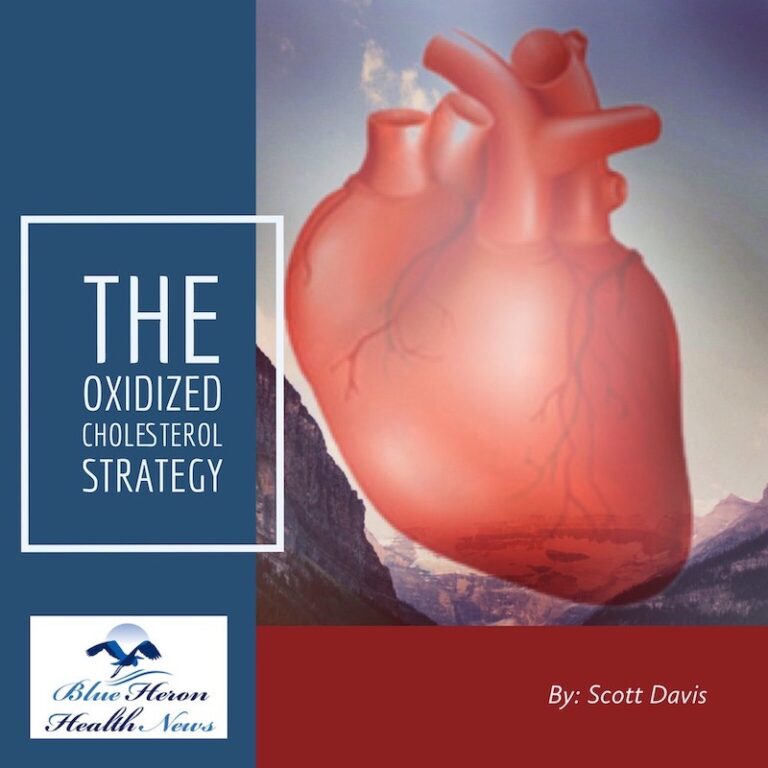 The Oxidized Cholesterol Strategy ebook cover by Scott Davis, Blue Heron Health News