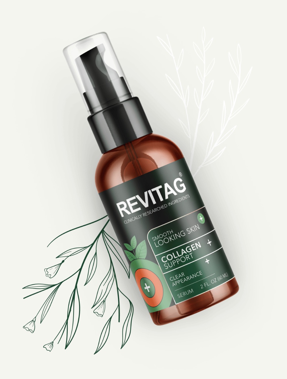 Revitag skin tag and mole appearance serum bottle