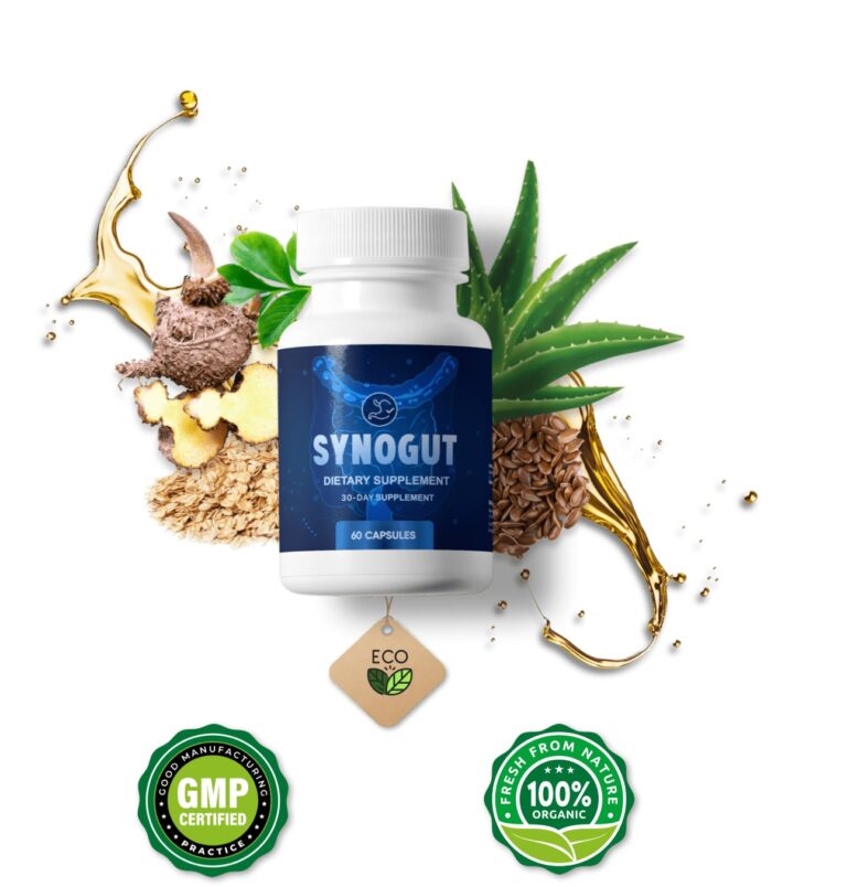 SynoGut digestive health supplement bottle