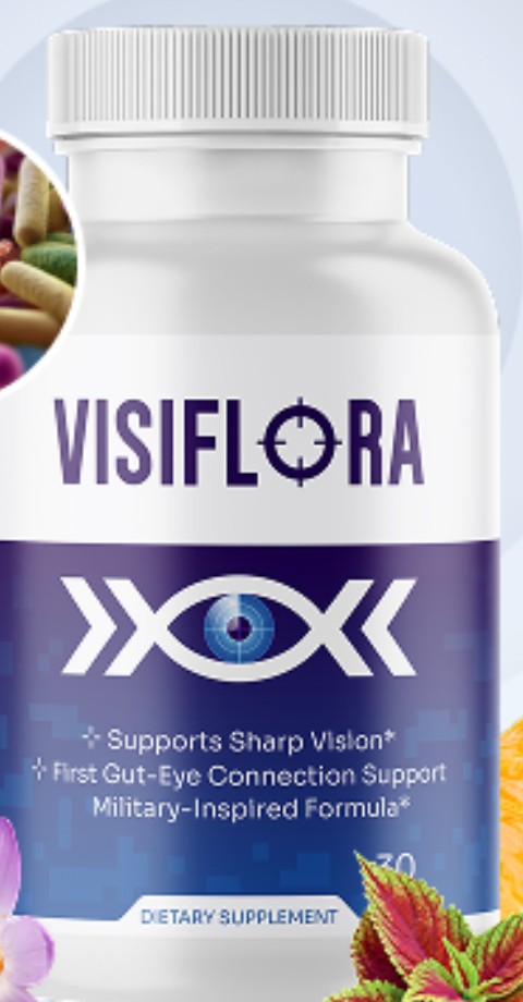 VisiFlora supplement bottle, as shown on the official product page