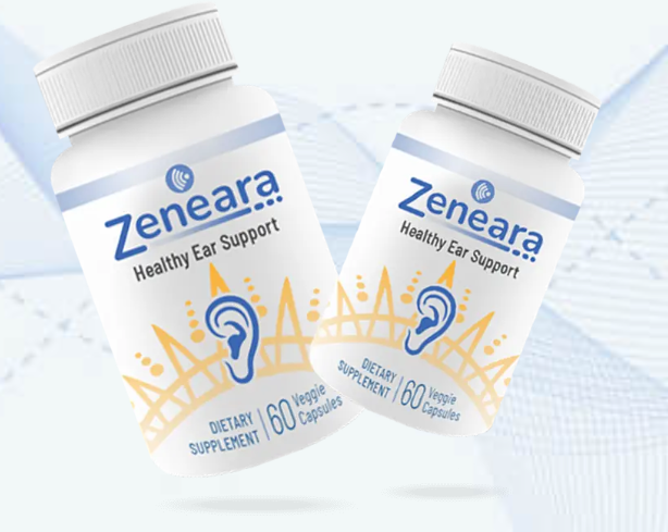 Zeneara ear health supplement bottle